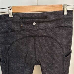 Lululemon Gray & Black Leggings